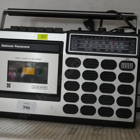 National Panasonic radio cassette recorder