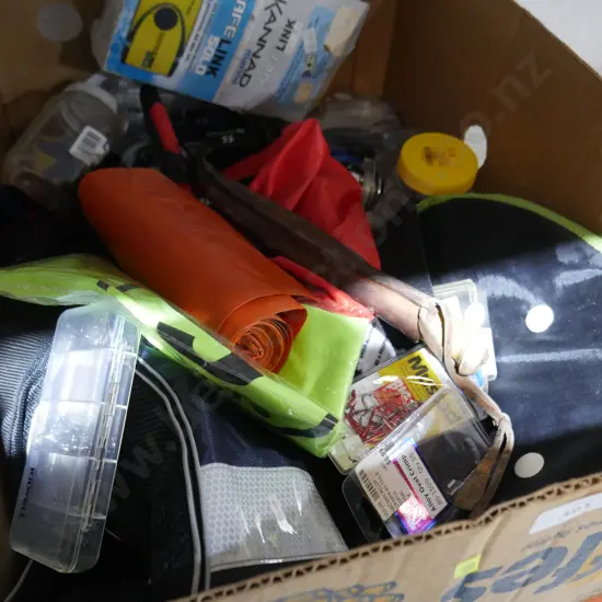 Box of fishing gear