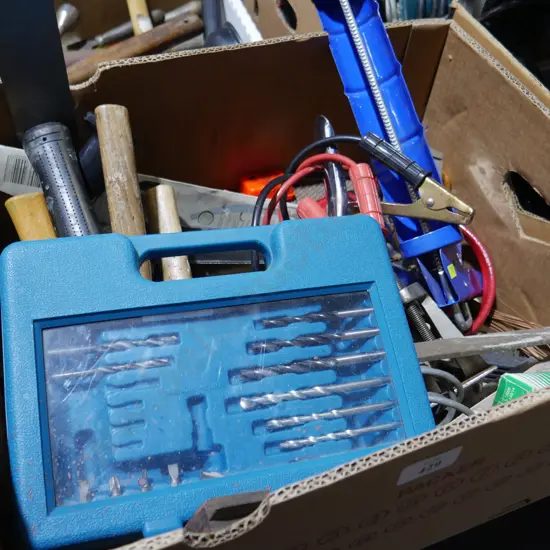 Drill bits , hammers , stapler