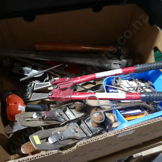 Bolt cutter , planes , calipers