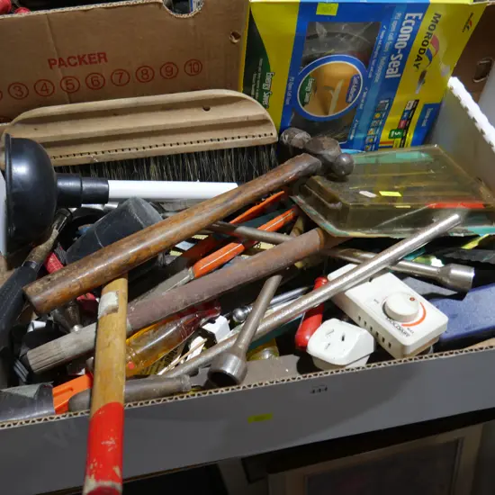 Hammers chisels files