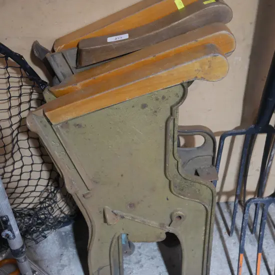 Cast theatre seat ends