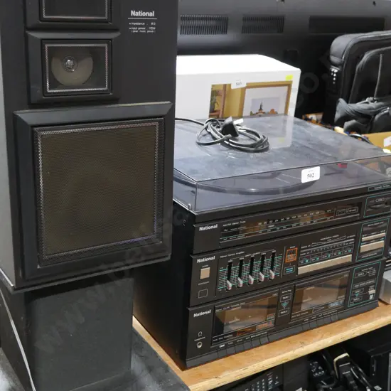 National stereo system and speakers