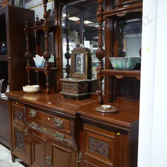 Large mirror back sideboard