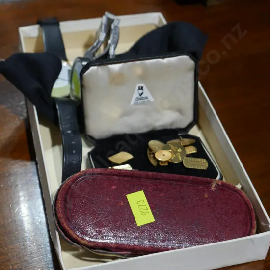 Watches, cufflinks, vintage glasses