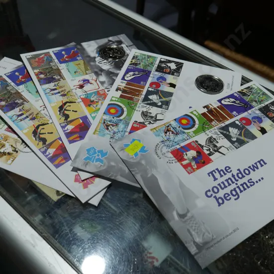 5 coin sets, Olympic and Commonwealth games