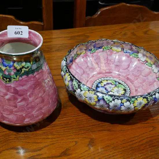 Maling vase and bowl