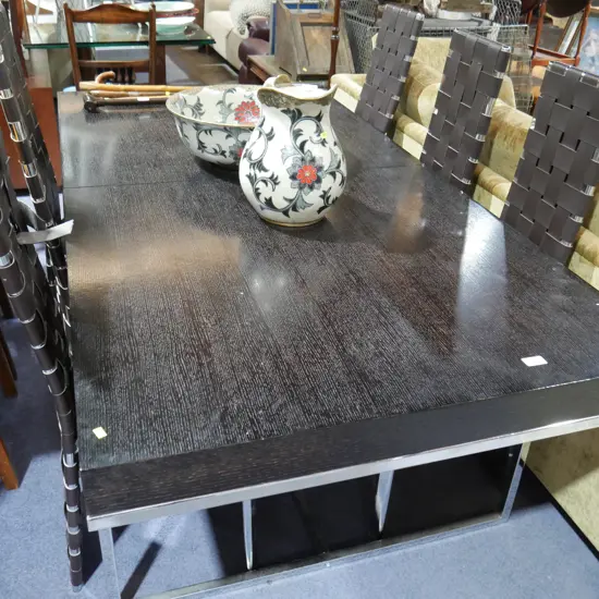 Dining table and 6 chairs