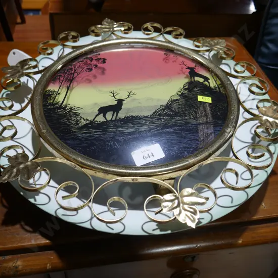 Sunset stag wall lamp