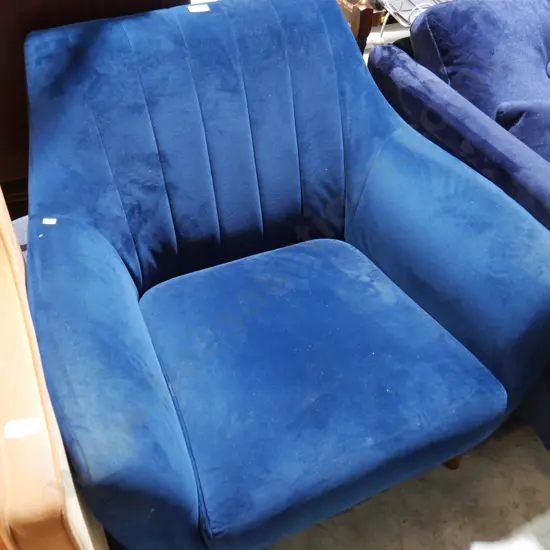 Blue armchair