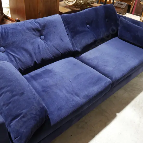 Navy settee