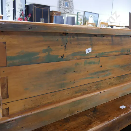 Blanket box and cushions