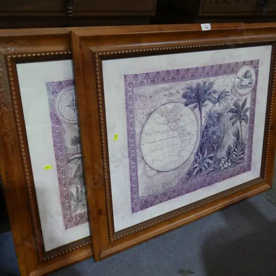 2 framed prints