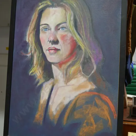 Oil painting, lady