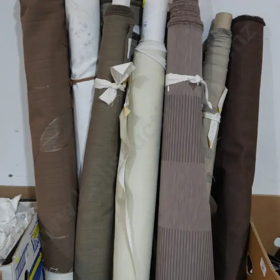 Rolls of fabric
