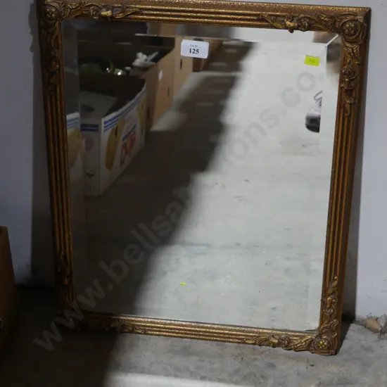 Gilt frame mirror
