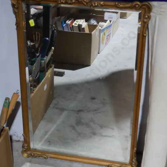 Gilt frame mirror