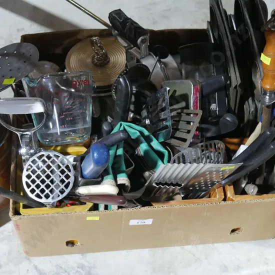 Kitchenware, stone crock etc