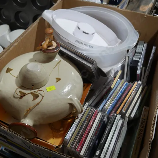 CD's, pudding steamer etc