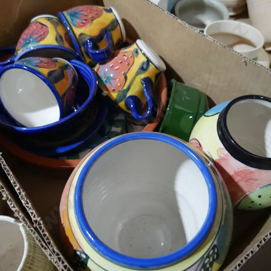 Colourful NZ Pottery