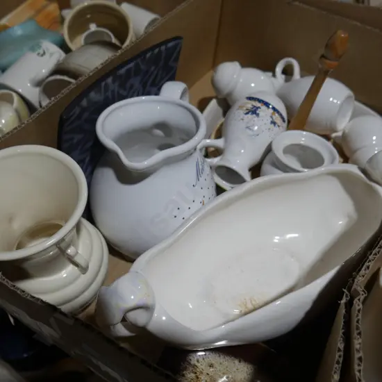 Assorted pottery