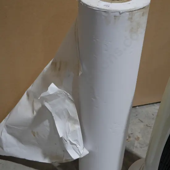 Roll of white paper