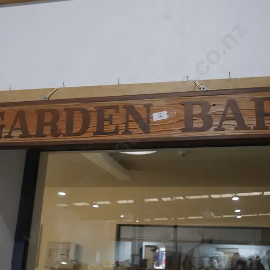 Garden bar sign