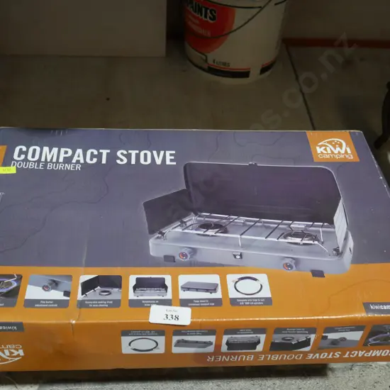 Double burner cook top