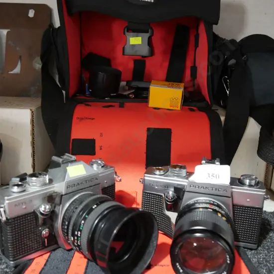 2 praktica Cameras