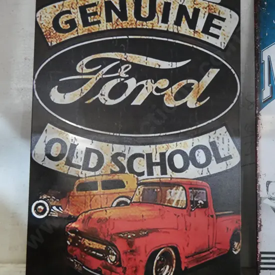 Ford tin sign