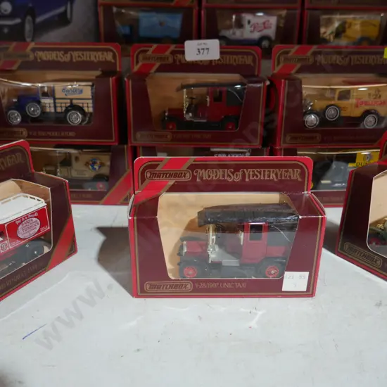 9 Matchbox yesteryear models
