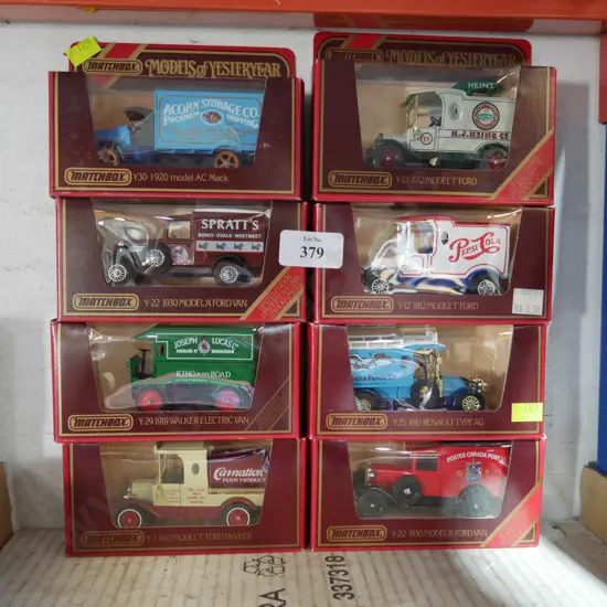 8 Matchbox yesteryear models
