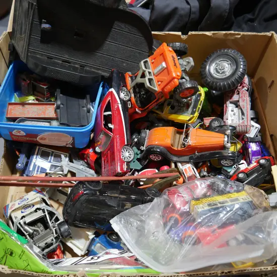 Model cars, trucks tractor