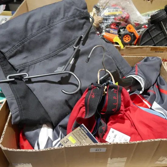 Trousers, moto cross top