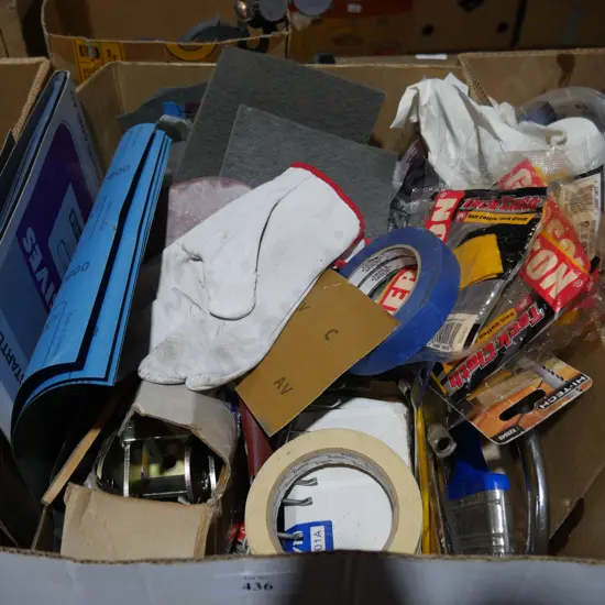 Sandpaper , masking tape , ect