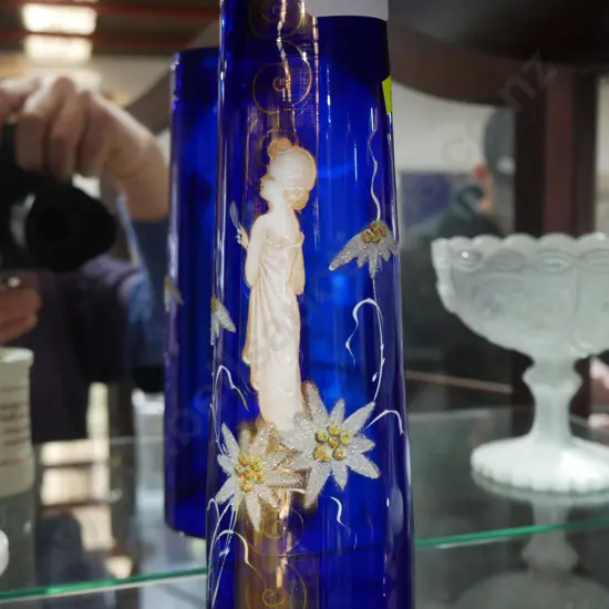 Mary Gregory style vase