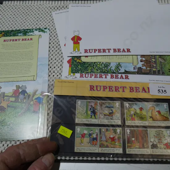 Rupert the bear stamps