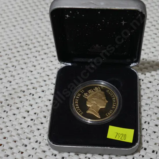 Boxed $5 Aussie coin