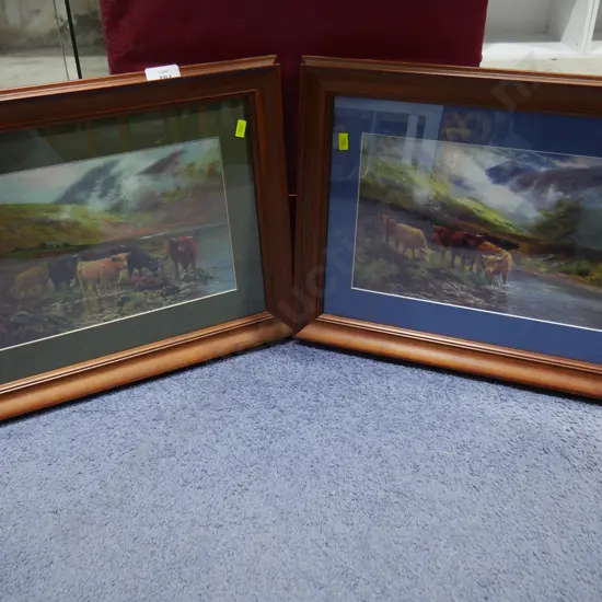 2 framed prints