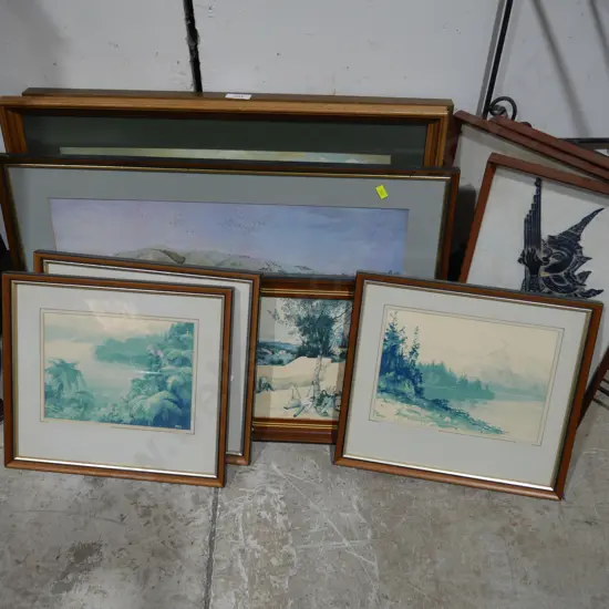 Framed artworks