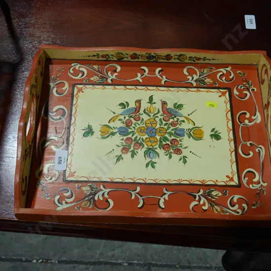 Painted tray