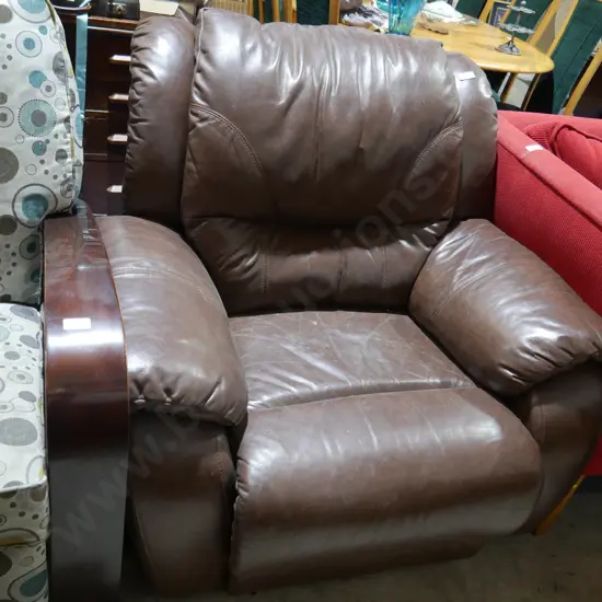 Leather armchair