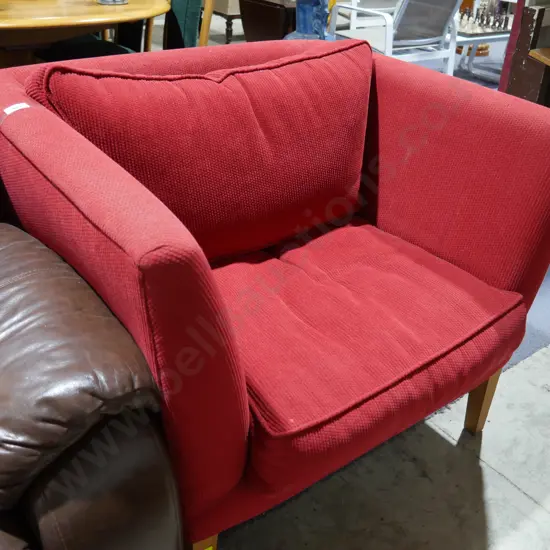 Red armchair