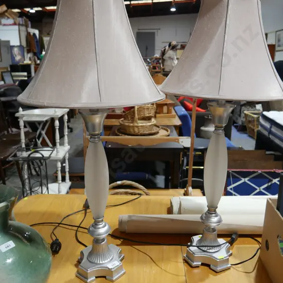 Pair of table lamps