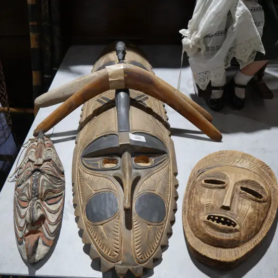 Tribal face masks etc