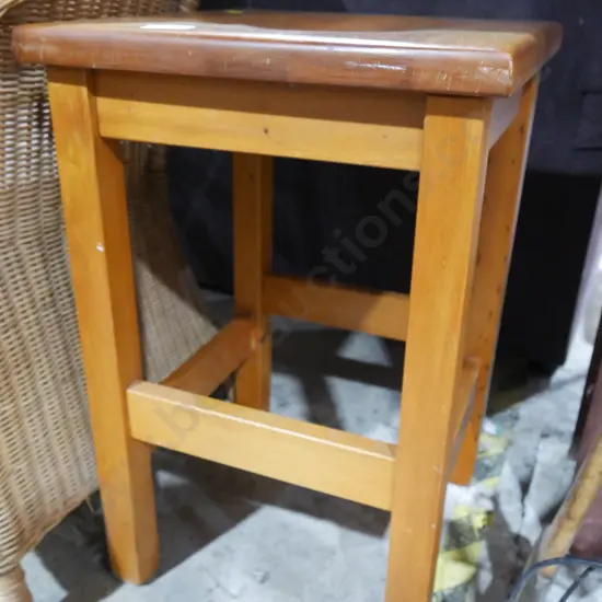 Wooden stool