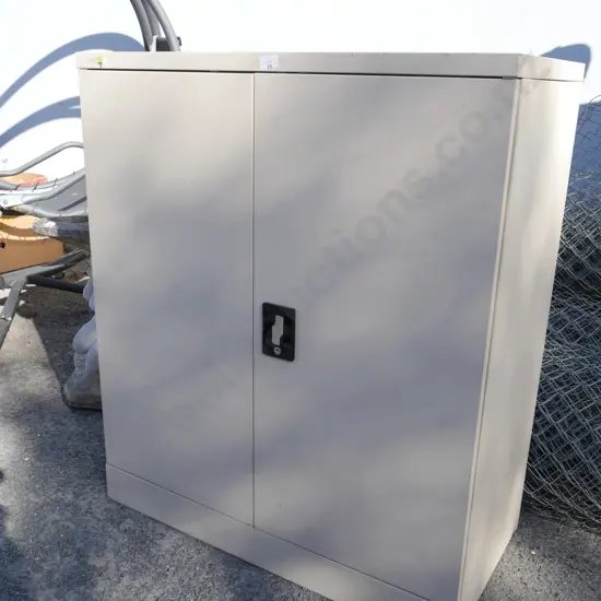 Metal storage cabinet