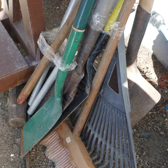 Assorted garden tools
