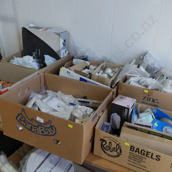 6 boxes lighting sundries