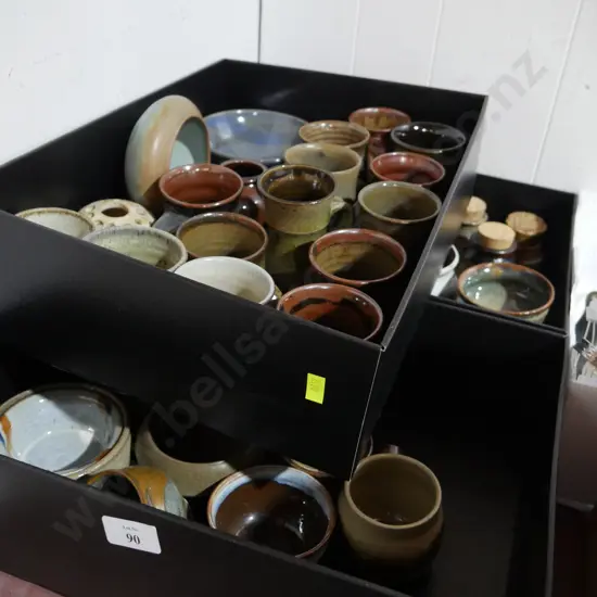 3 boxes NZ studio pottery